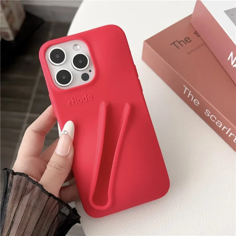 iPhone Soft Silicone Lipstick Make-up Fashion Case